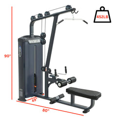 Lat Pull-down Seated Row Machine by USA Proline